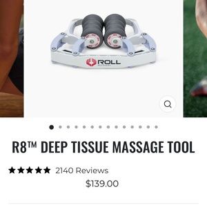 Roll recovery R8 deep tissue massage roller